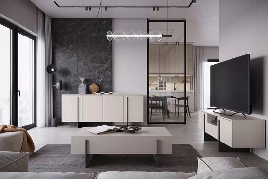 Kommode - Larena - Schnörkellose Eleganz in kompaktem Design. - Milaros Markt