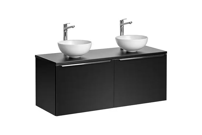 Badmöbel-Set BM189 - Santa Fe Black S - Schwarz / Matt