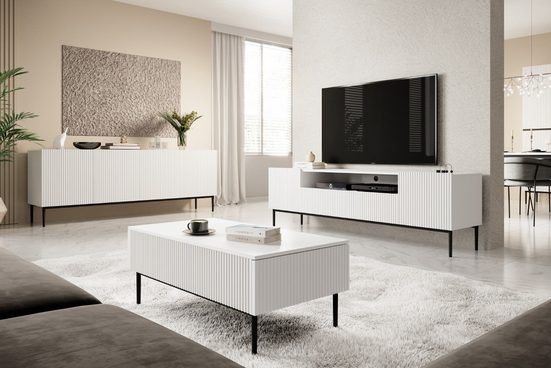 Couchtisch 120 cm - NICOLE - Eine Kombination aus Eleganz und Funktion - Milaros Markt