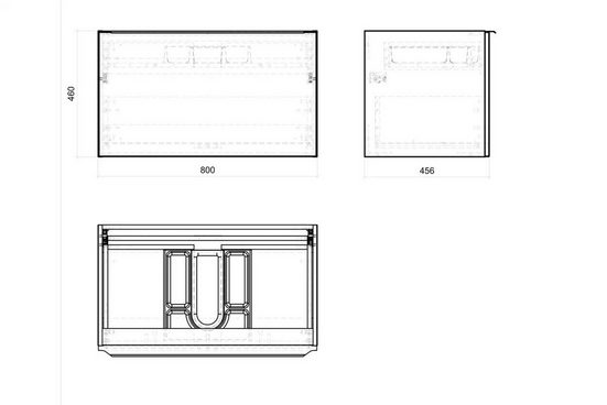 Badmöbel-Set - Design, das Funktionalität und Schönheit vereint (Komplett Set, 12-St., Premium - Santa Fe OakIII) - Milaros Markt