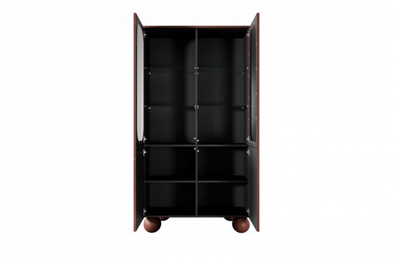 Vitrine - Eleganter Glas- SONATIA II - Schrank für Ihre Sammlerstücke. - Milaros Markt