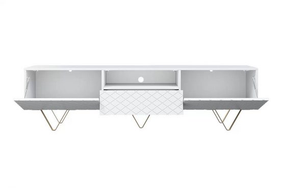 TV-Schrank - SCALIA - Modernes Design, das zu allen Dekoren passt. - Milaros Markt