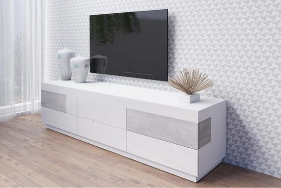 TV-Schrank - Silke - Genießen Sie das moderne Design und die vielfältigen Funktionen. - Milaros Markt