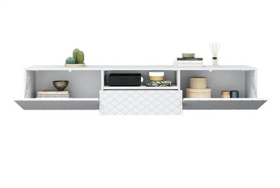 TV-Schrank - SCALIA - Tolles Design für die organisierte Aufbewahrung Ihrer Geräte. - Milaros Markt