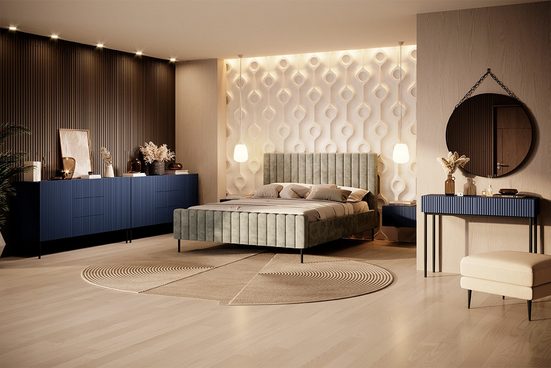 Kommode - NICOLE - Schicke Aufbewahrungslösung mit mehreren Schubladen. - Milaros Markt