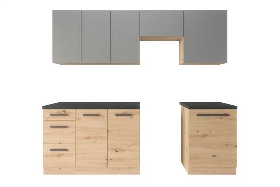 Küchenzeile - Perfekte Lösung für Ihre Küche, (Komplett Set) - Milaros Markt
