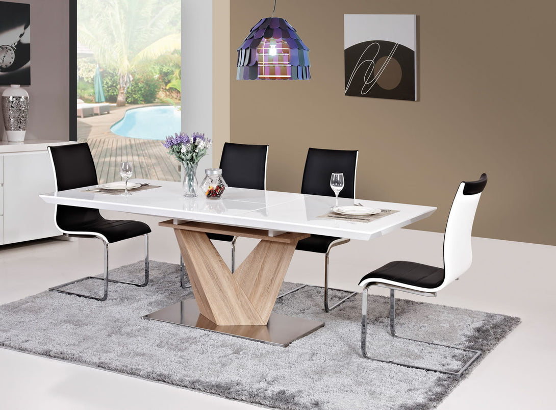 Milaros Markt Esstisch - Kreative Designs für das Speisezimmer. ( ( Ausziehbar 160 - 220 ) 1 -St. Premium - ALARAS ) - Milaros Markt