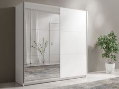 Kleiderschrank ARSALA 11 – mit/ohne Spiegel, Regalen & Kleiderstange (200,6×207×55,3 cm)