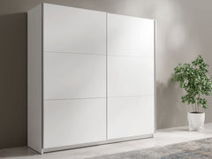 Kleiderschrank ARSALA 11 – mit/ohne Spiegel, Regalen & Kleiderstange (200,6×207×55,3 cm)