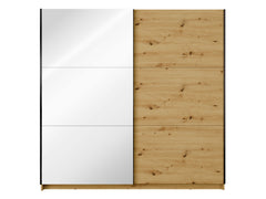 Kleiderschrank ARSALA 11 – mit/ohne Spiegel, Regalen & Kleiderstange (200,6×207×55,3 cm)