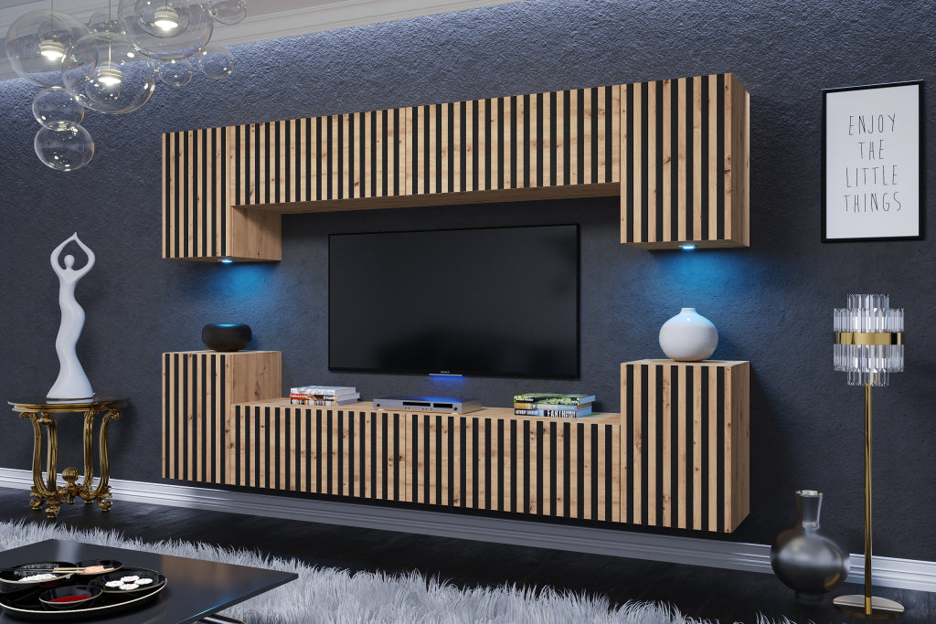 Wohnwand - Premium-Living 2024: Trends in Wohnraumdesign. - Milaros Markt