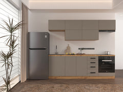 Küchenzeile - Langen KL2-M240 - Beige / Matt