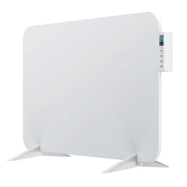 Metall Infrarotheizung 450W mit Smart Thermostat, Weiß.