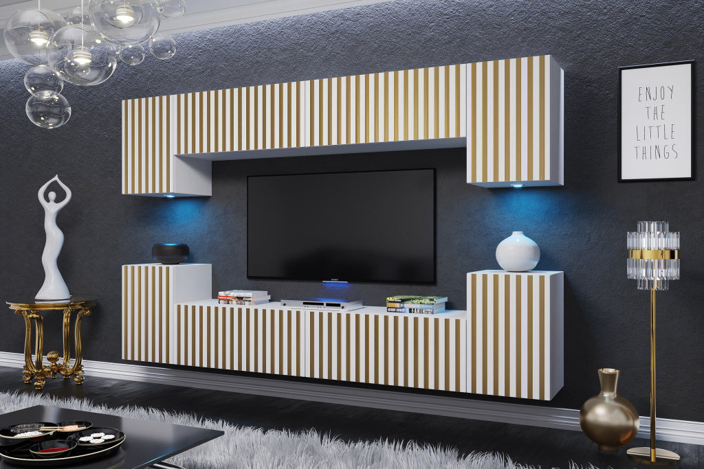 Wohnwand - Premium-Living 2024: Trends in Wohnraumdesign. - Milaros Markt