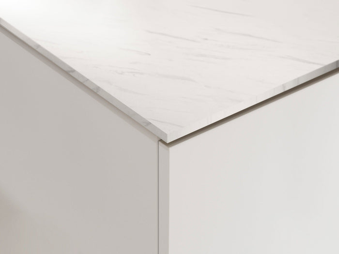 Küchen Arbeitsplatte 13 mm - Bianco Marmor - ROYAL24_MARKT