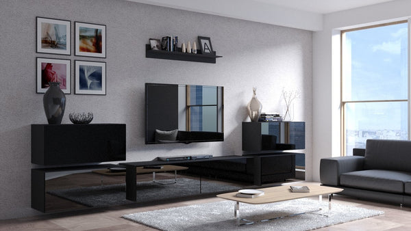 Wohnwand - Zeitgemäßes Design in Premium-Qualität - Premium-Qualität - Moderne Eleganz - Milaros Markt