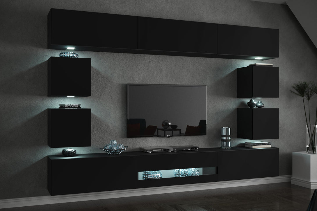 Wohnwand Zeitgemäßes Design in Premium-Qualität - Milaros Markt