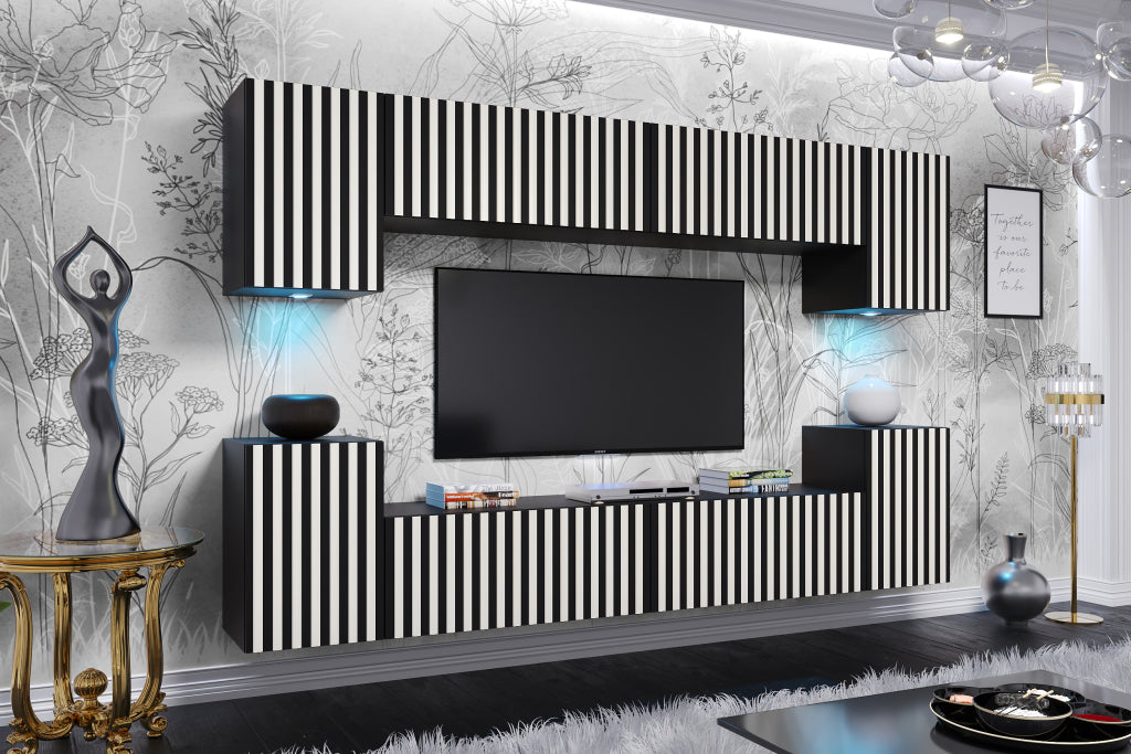 Wohnwand - Premium-Living 2024: Trends in Wohnraumdesign. - Milaros Markt