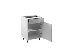 Unterschrank D60S1 - Aspen Grau/Hochglanz