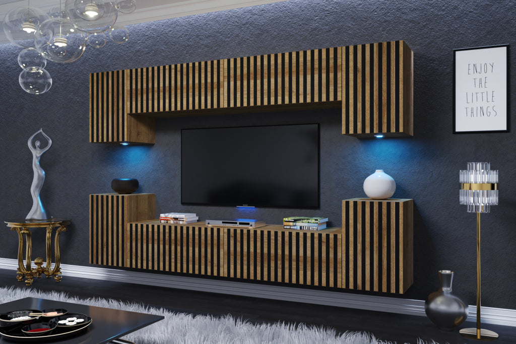 Wohnwand - Premium-Living 2024: Trends in Wohnraumdesign. - Milaros Markt