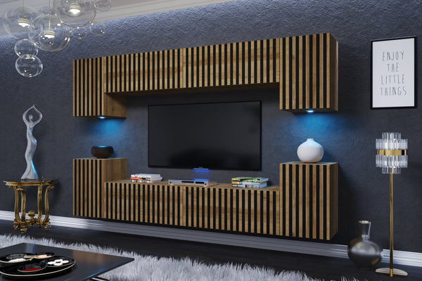 Wohnwand - Premium-Living 2024: Trends in Wohnraumdesign. - Milaros Markt