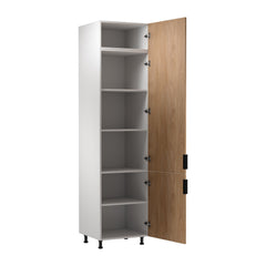 Hochschrank D60RWN  P/L -Sorento - Sonoma Eiche/Weiß