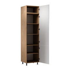Hochschrank D60RWN  P/L - Sorento - Weiß / Sonoma Eiche