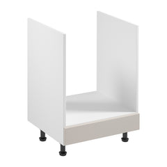 Herdumbauschrank D60ZK -Sorento Weiß Beige - Weiß / Beige