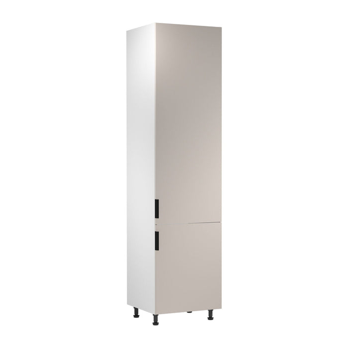 Kühlumbauschrank D60ZLN P/L - Sorento Weiß Beige - Perfekte Integration für Ihren Kühlschrank.