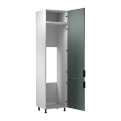 Kühlumbauschrank D60ZLN P/L - Sorento Weiß Grün- Perfekte Integration für Ihren Kühlschrank.