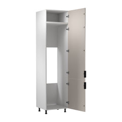 Kühlumbauschrank D60ZLN P/L - Sorento Weiß Beige - Perfekte Integration für Ihren Kühlschrank.