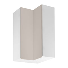 Eckhängeschrank G60N2 – Sorento Weiß Beige - levere Stauraumlösungen für moderne Küchen.