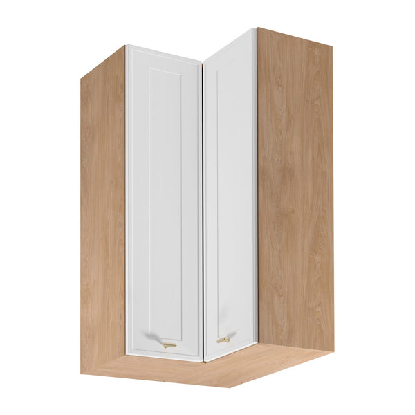 Eckhängeschrank G60N2 – Sorento Sonoma Eiche Weiß - Für eine praktische und elegante Küche.
