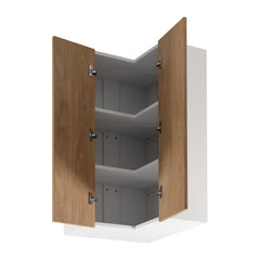Eckhängeschrank G60N2 – Sorento  -  Sonoma Eiche/Weiß