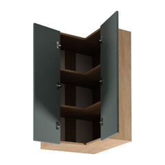 Eckhängeschrank G60N2 – Sorento Grün Sonoma Eiche -  Grün/Sonoma Eiche