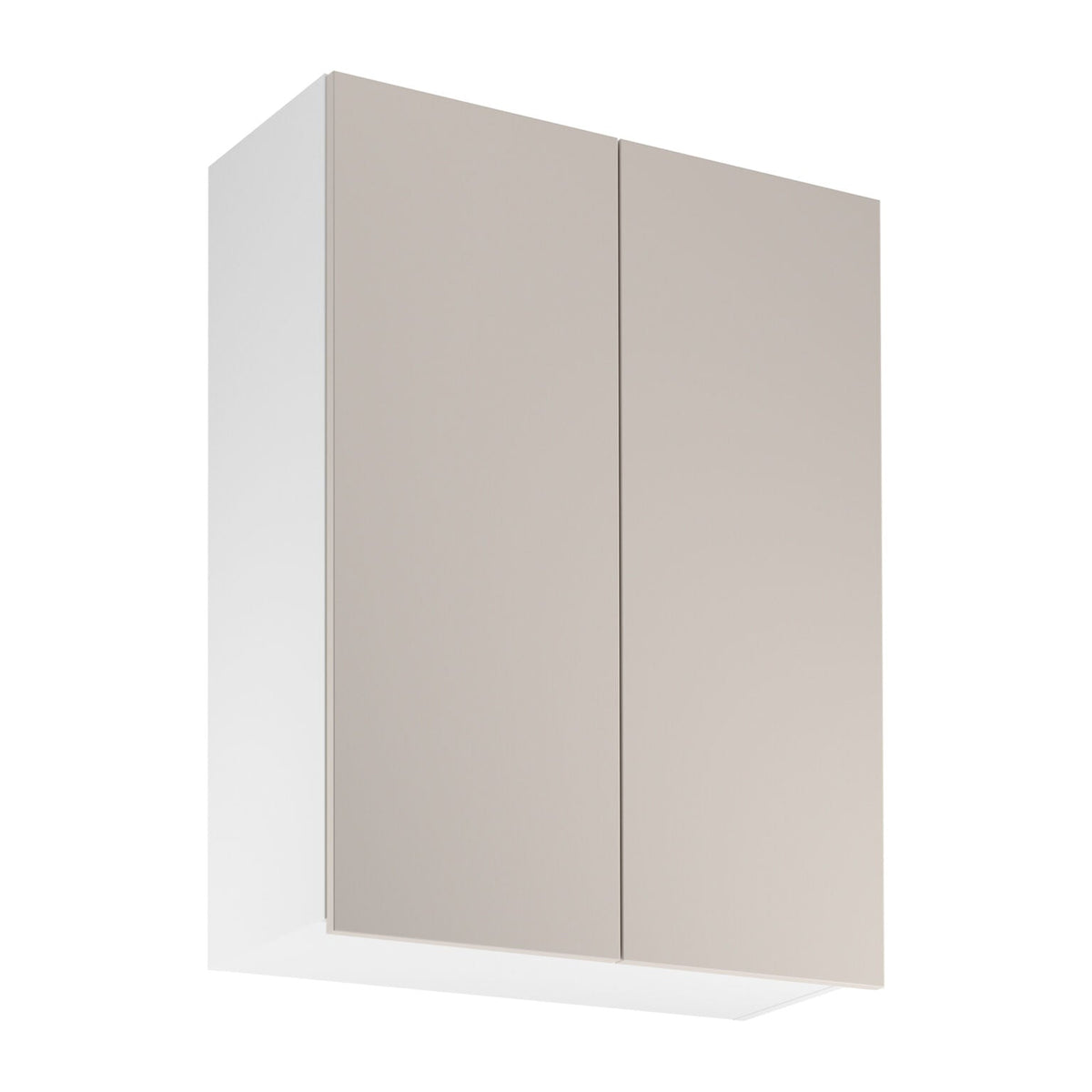 Hängeschrank G80 - Sorento Weiß Beige - Praktische Höhe für leichten Zugriff.