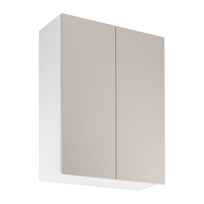 Hängeschrank G80 - Sorento Weiß Beige - Praktische Höhe für leichten Zugriff.