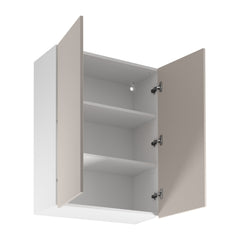 Hängeschrank G80 - Sorento Weiß Beige - Praktische Höhe für leichten Zugriff.
