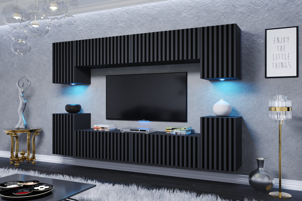 Wohnwand - Premium-Living 2024: Trends in Wohnraumdesign. - Milaros Markt