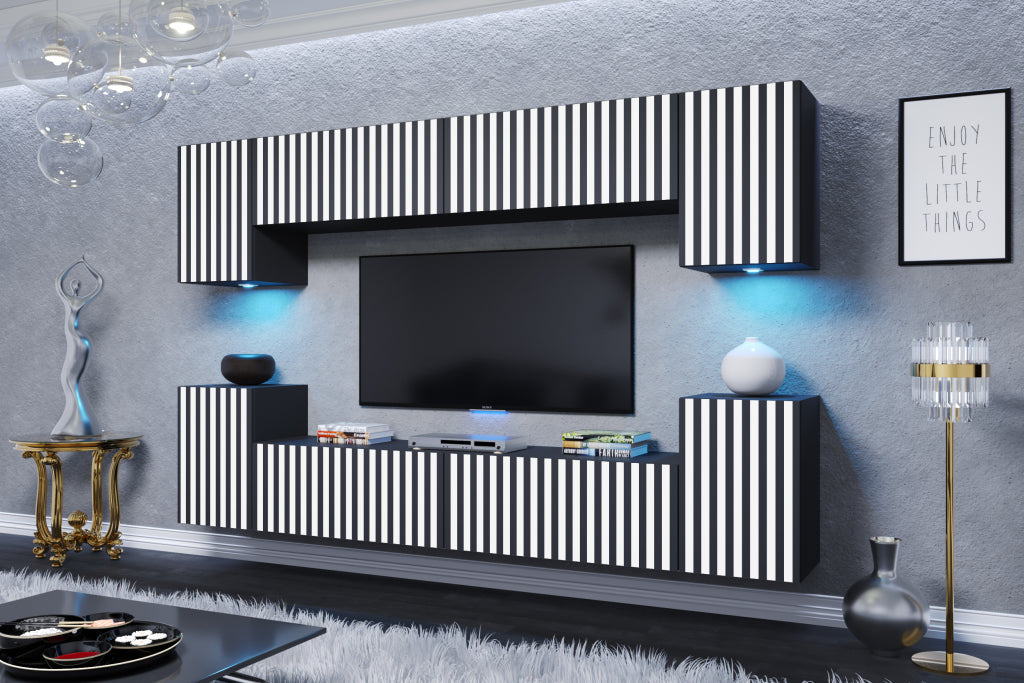 Wohnwand - Premium-Living 2024: Trends in Wohnraumdesign. - Milaros Markt