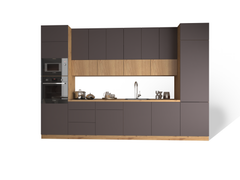 Küchenzeile - Langen KL3-M360 - Grau / Artisan Eiche