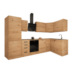 Winkelküche - Langen KL6-M300- Artisan Eiche