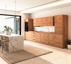 Küchenzeile - Langen KL7-M440 - Artisan Eiche