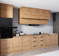 Küchenzeile - Langen KL8-M440 - Artisan Eiche