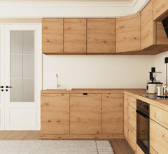 Winkelküche - Langen KL15-M320- Artisan Eiche