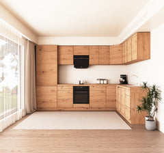 Winkelküche - Langen KL14-M320- Artisan Eiche