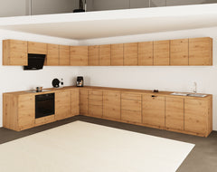 Winkelküche - Langen KL22-M380- Artisan Eiche