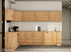Winkelküche - Langen KL23-M300- Artisan Eiche
