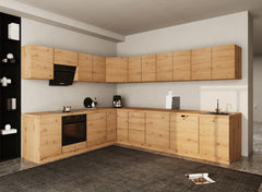 Winkelküche - Langen KL23-M300- Artisan Eiche