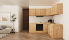 Winkelküche - Langen KL25-M240- Artisan Eiche